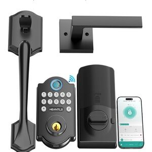 Black Smart Door Lock Set
New in Box